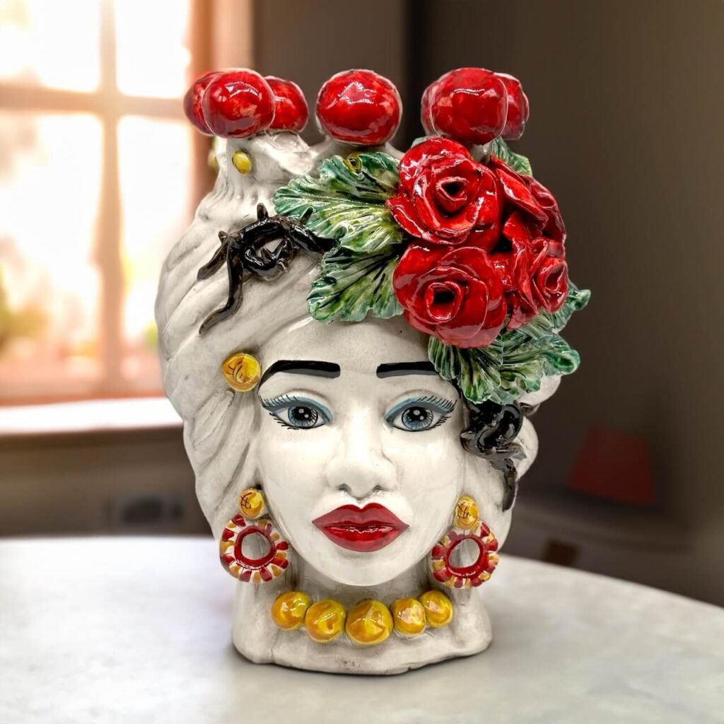 testa di moro rose rosse