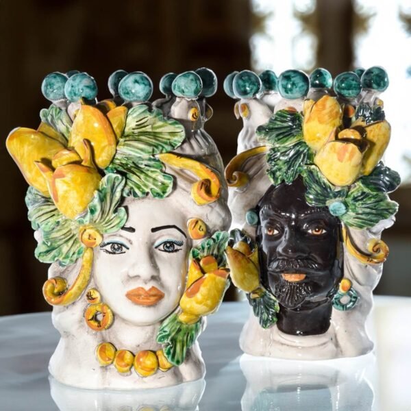 Teste di moro tulipani gialli